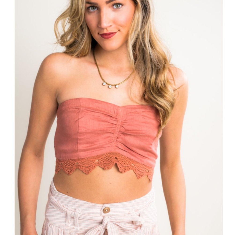 56. 🆕 Free People Dream Lover Crochet Trim Brami